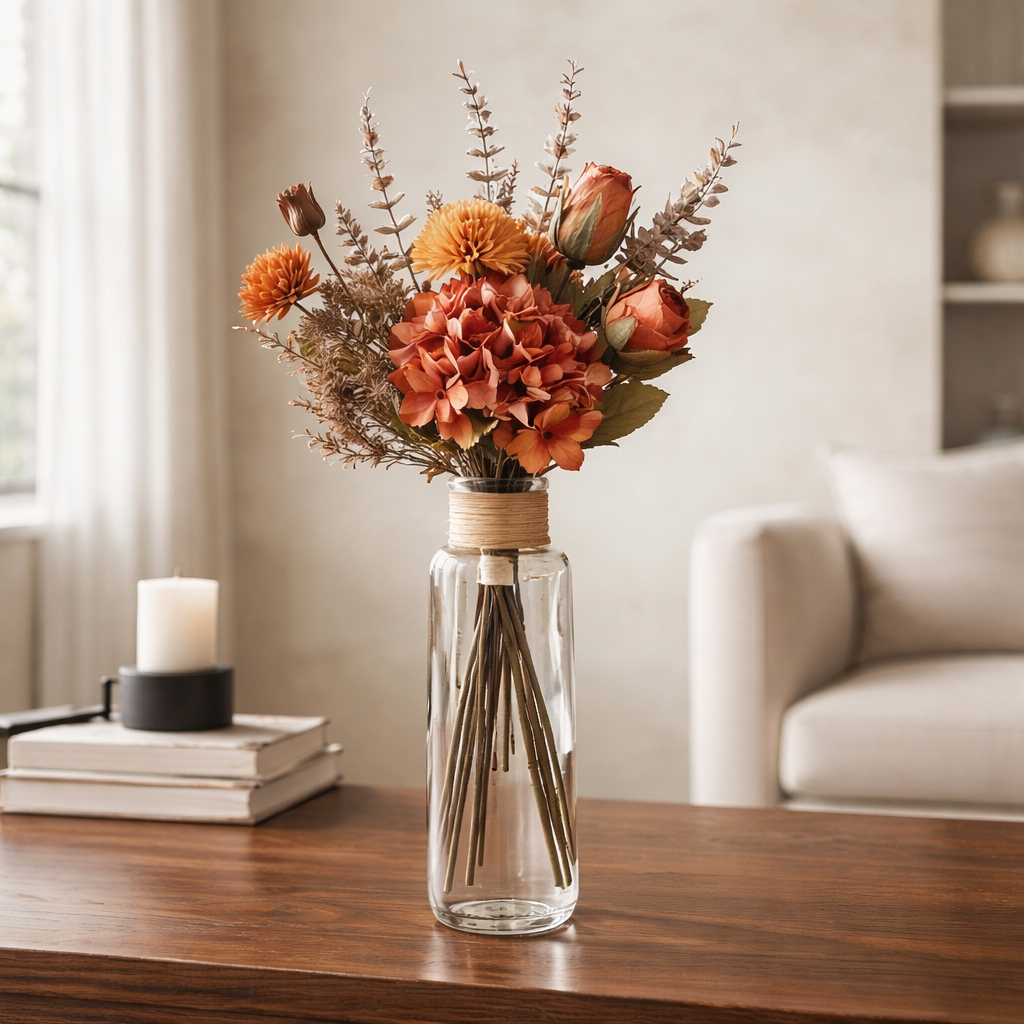 Rust Hydrangea Spray