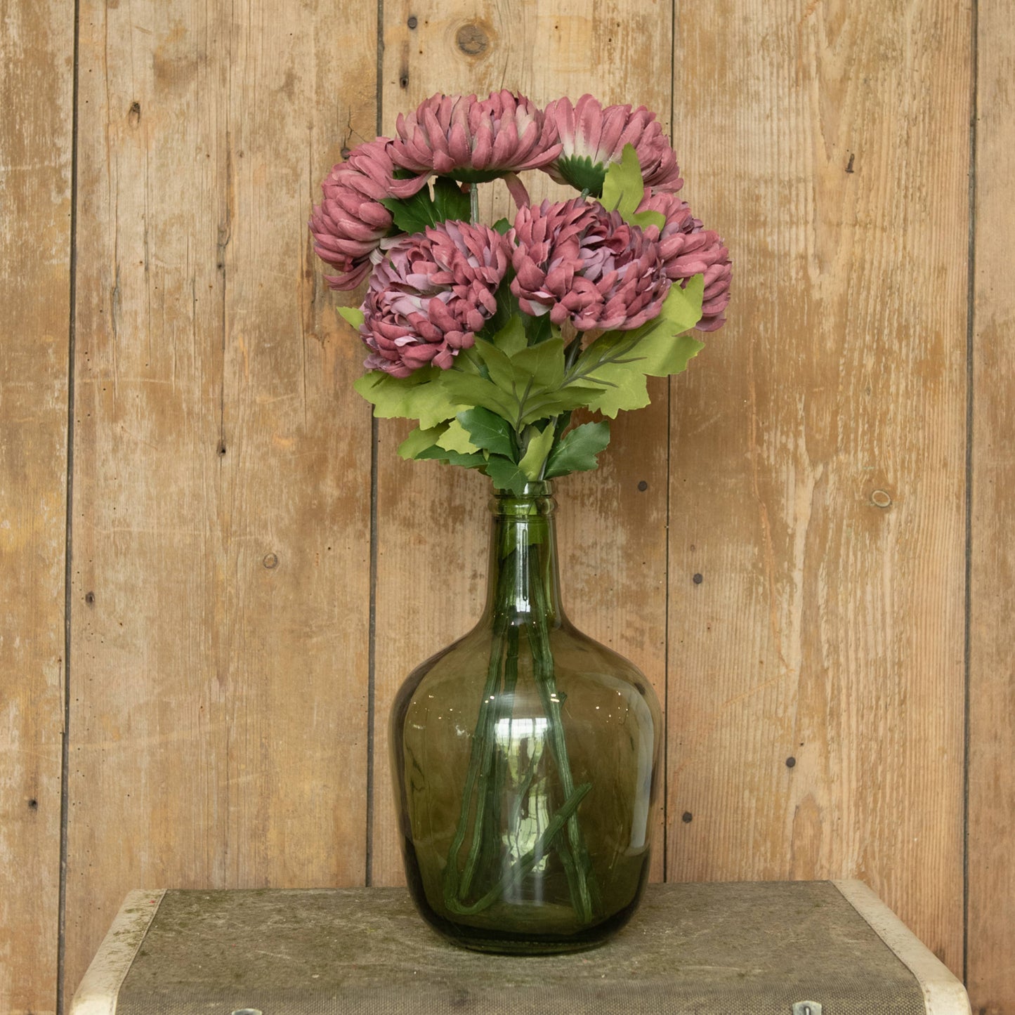 24.5" Autumn Burgundy Mum Spray
