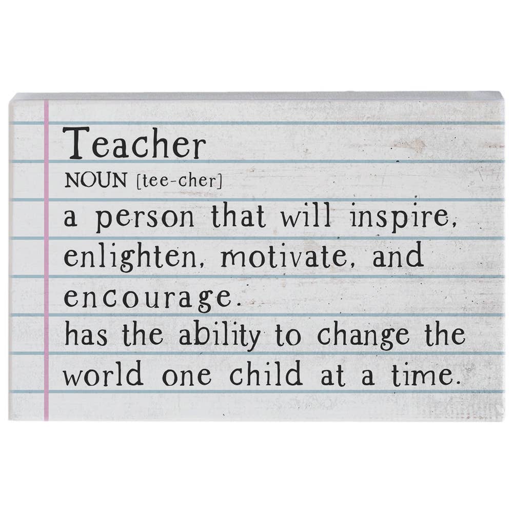 Teacher Definition - Small Talk Rectangle