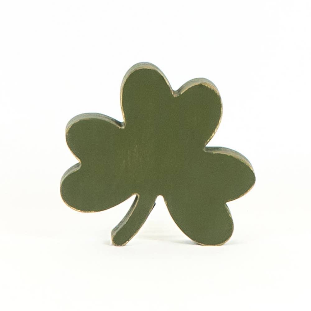 Shamrock Wood Cutout 5x5x1