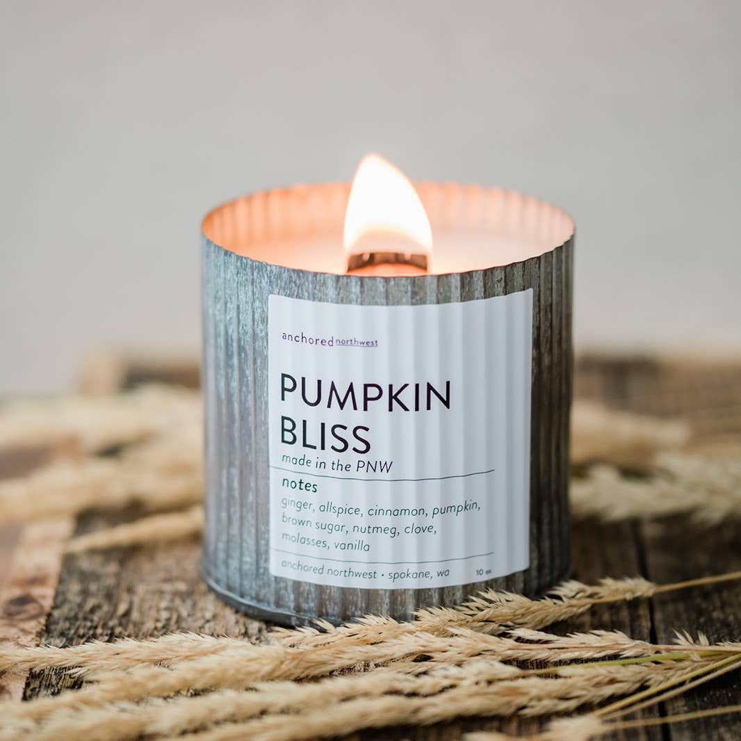 Beach Vibes Wood Wick Rustic Farmhouse Soy Candle: 10oz