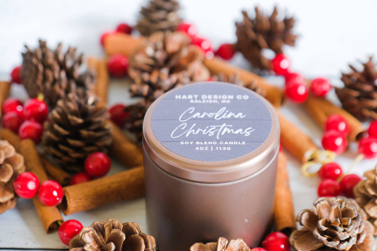 Carolina Christmas | Holiday Favorites Candles 3 wick dough bowl