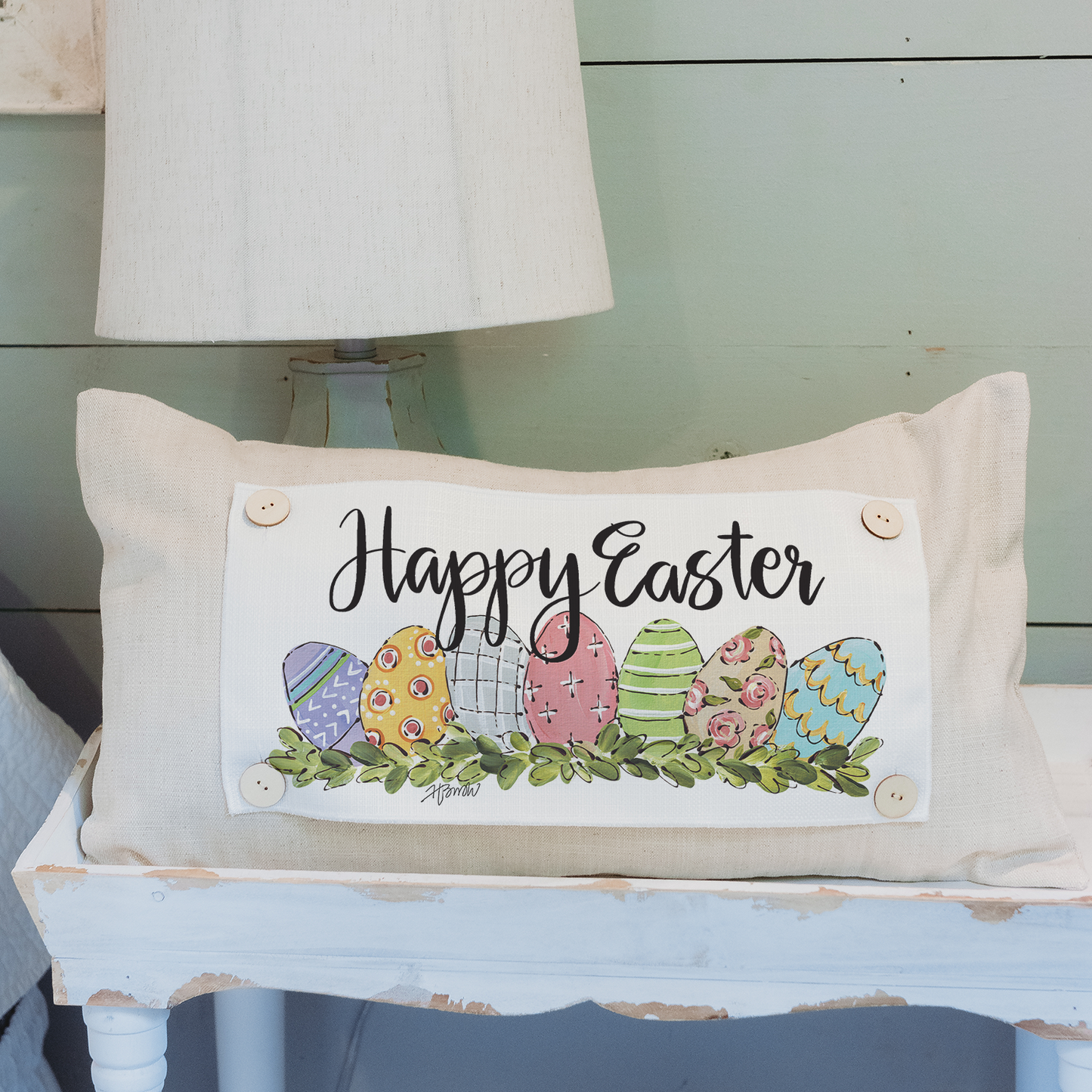 Spring "Easter Egg Haul" Lumbar Pillow Swap: Lumbar / Pillow Swap