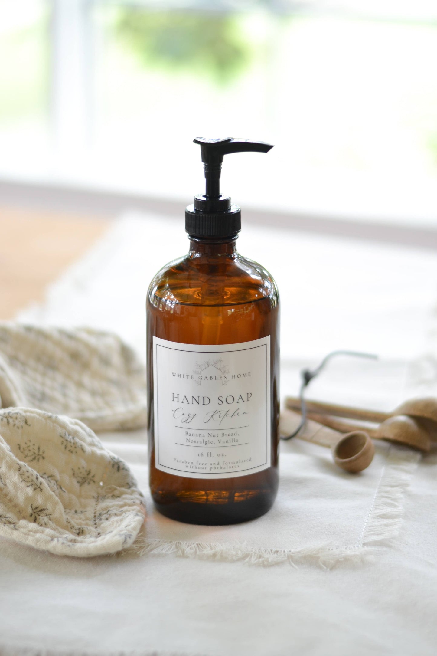 Cozy Kitchen Hand Soap In Glass Jar | Made In USA