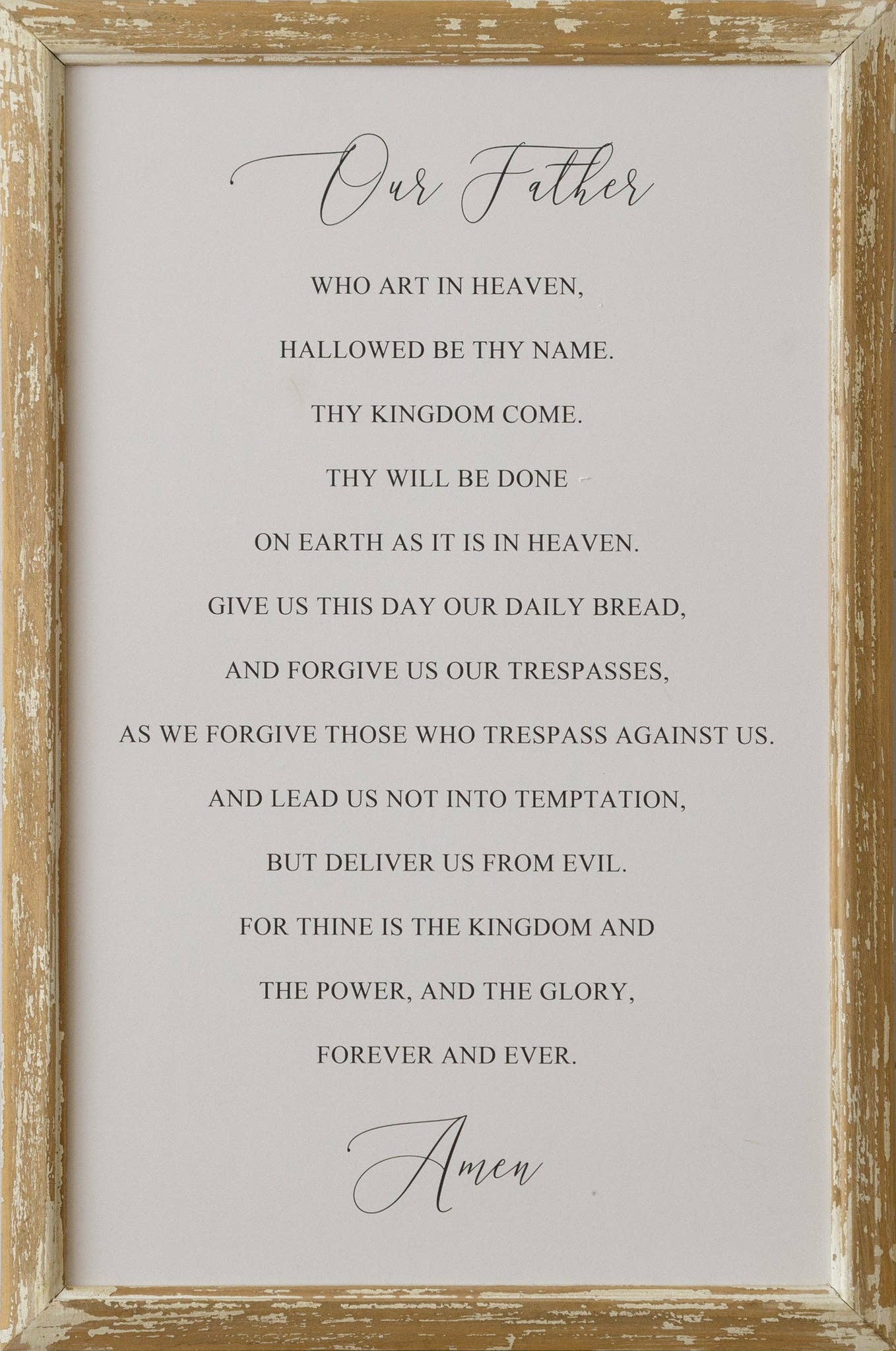 Sign - The Lord's Prayer