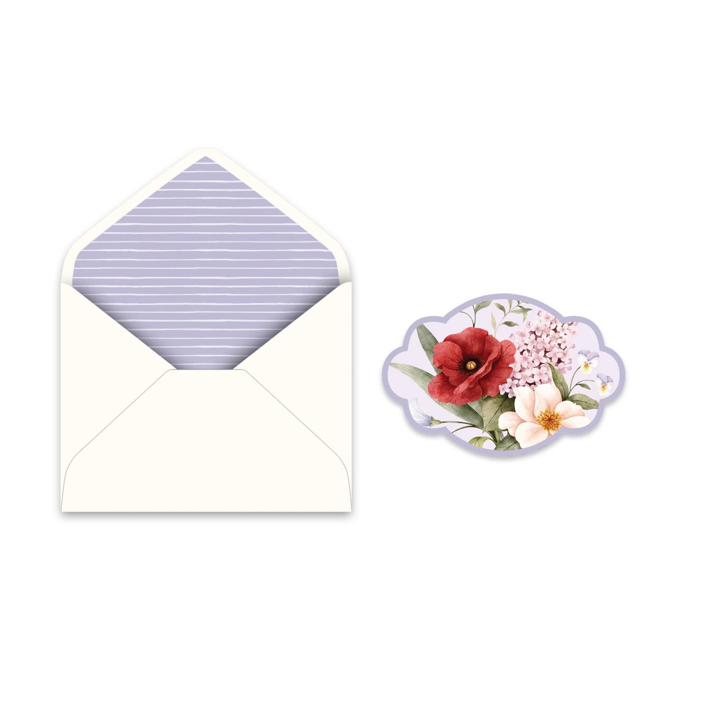 Posy Bouquet Deluxe Greeting Card