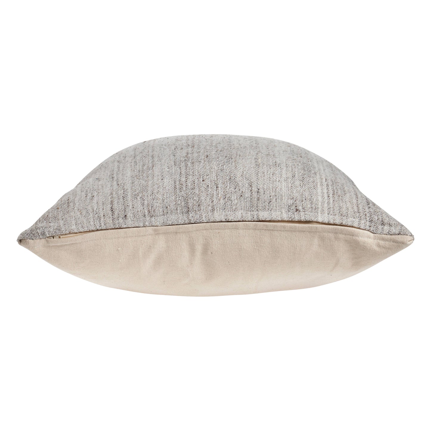 Distressed Gray Blend Throw Pillow: Gray / Poly Filled