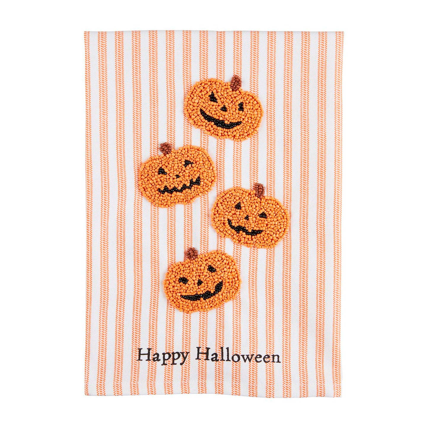 PUMPKIN HALLOWEEN BEAD TOWEL