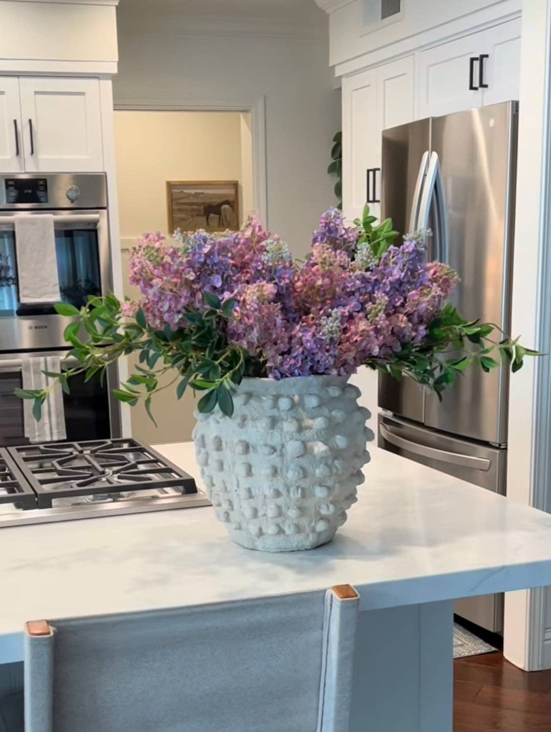 Ivory Real Touch Lilacs - Bundle of 3