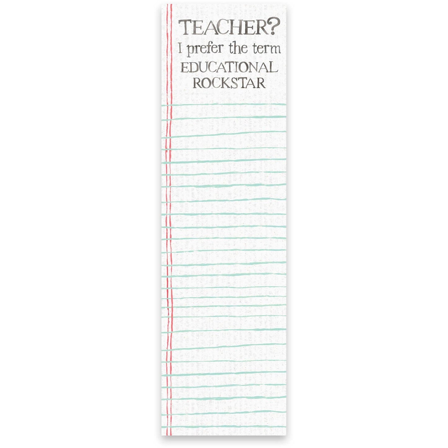 Teacher I Prefer Educational List Pad