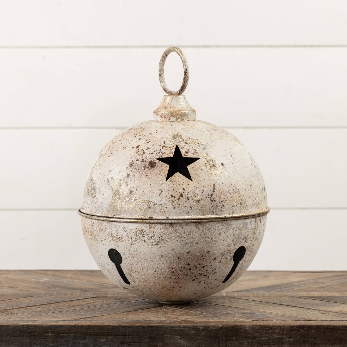 12" WHITE STAR SLEIGH BELL