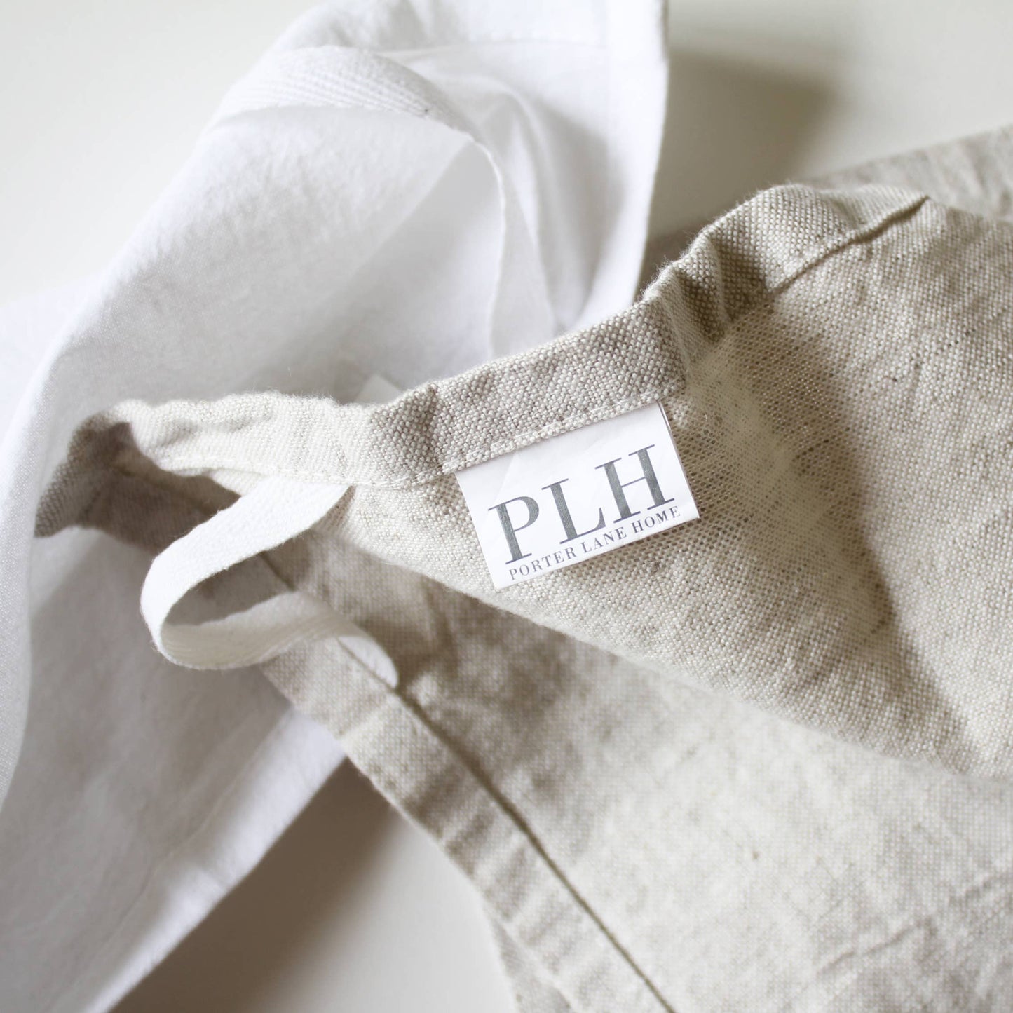Pumpkin Type Tea Towel: Natural • Cotton/Linen Blend