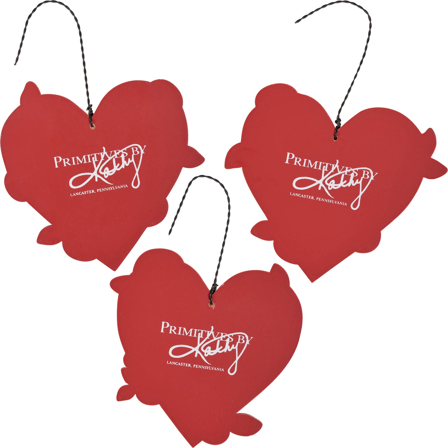 I Love Us Ornament Set