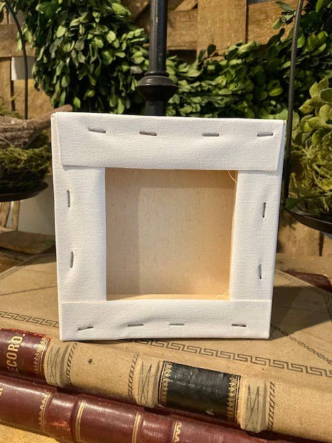 Church song art canvas print, Decorative tabletop accent: 6x6