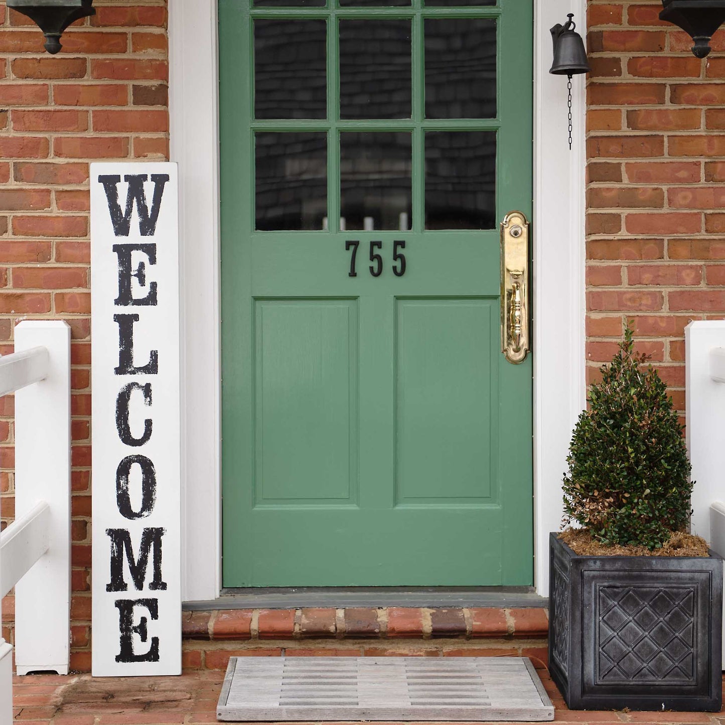 Whitewashed Welcome Board: 9.25 x 54 / 33120501 / 1