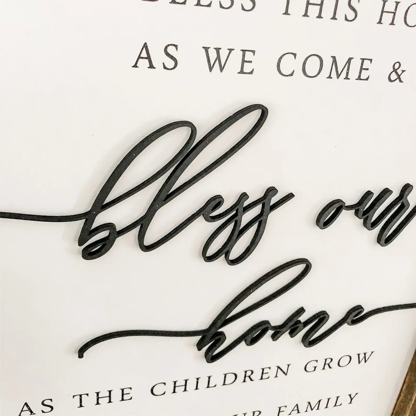 Bless our Home: 11x14 Inches