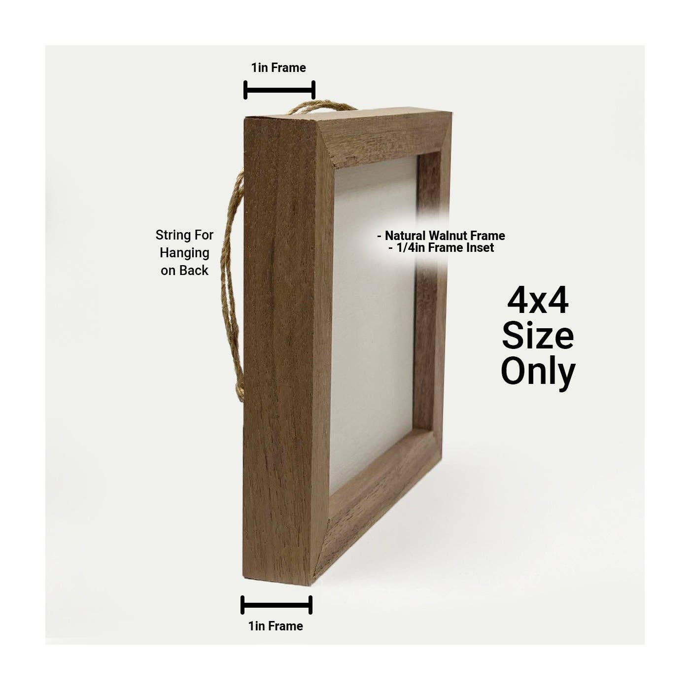 Love Leaves A Memory Whitewash: 12 x 12 x 1.5