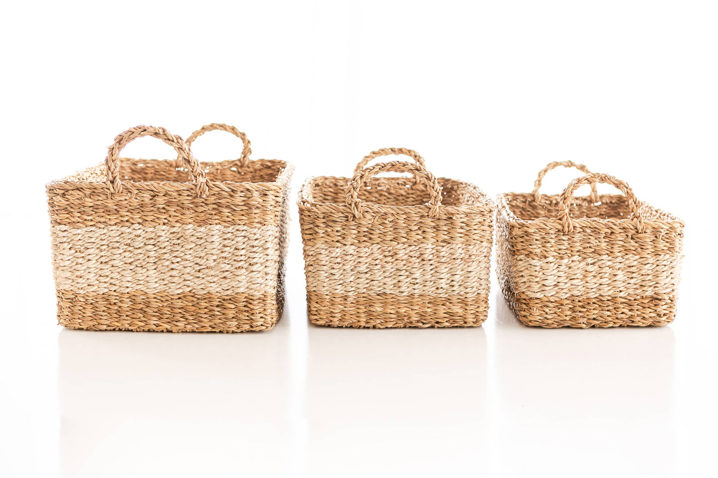 Sun Stream Jute Rope Basket-Medium