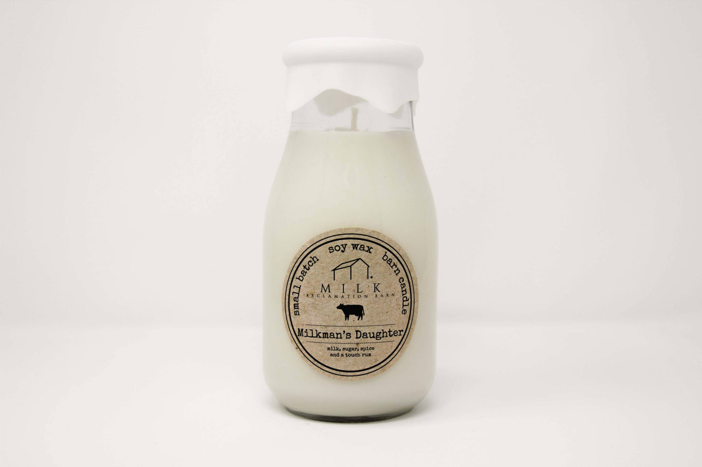 Milk Bottle Candle Milkman's Daughter