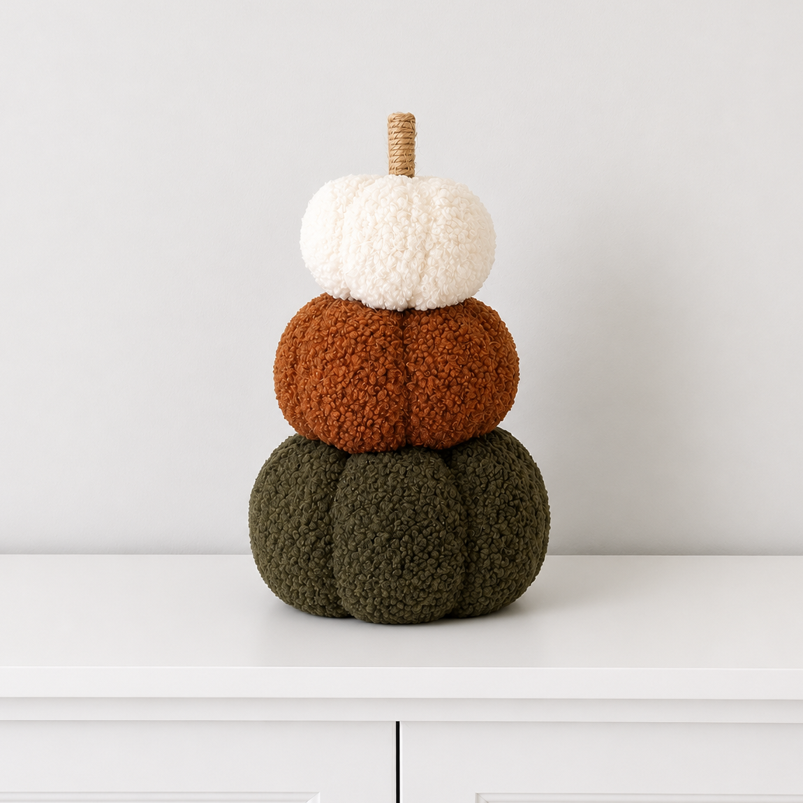 Plush Pumpkin Stack
