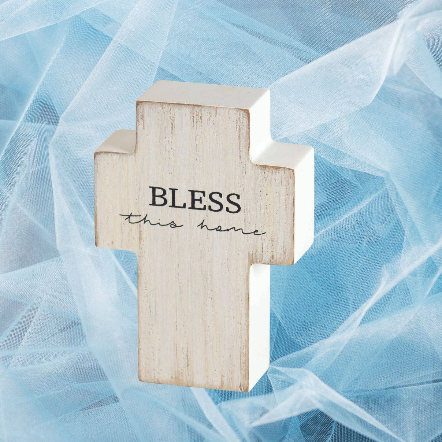 Bless This Home Tabletop Cross