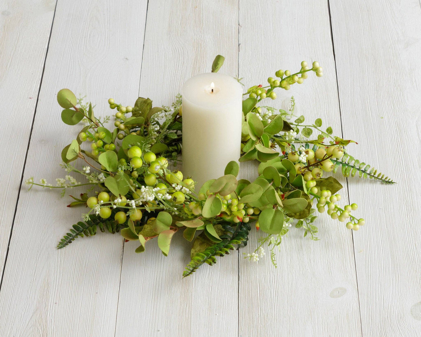 Candle Ring - Asstd Berries, Asst Foliage