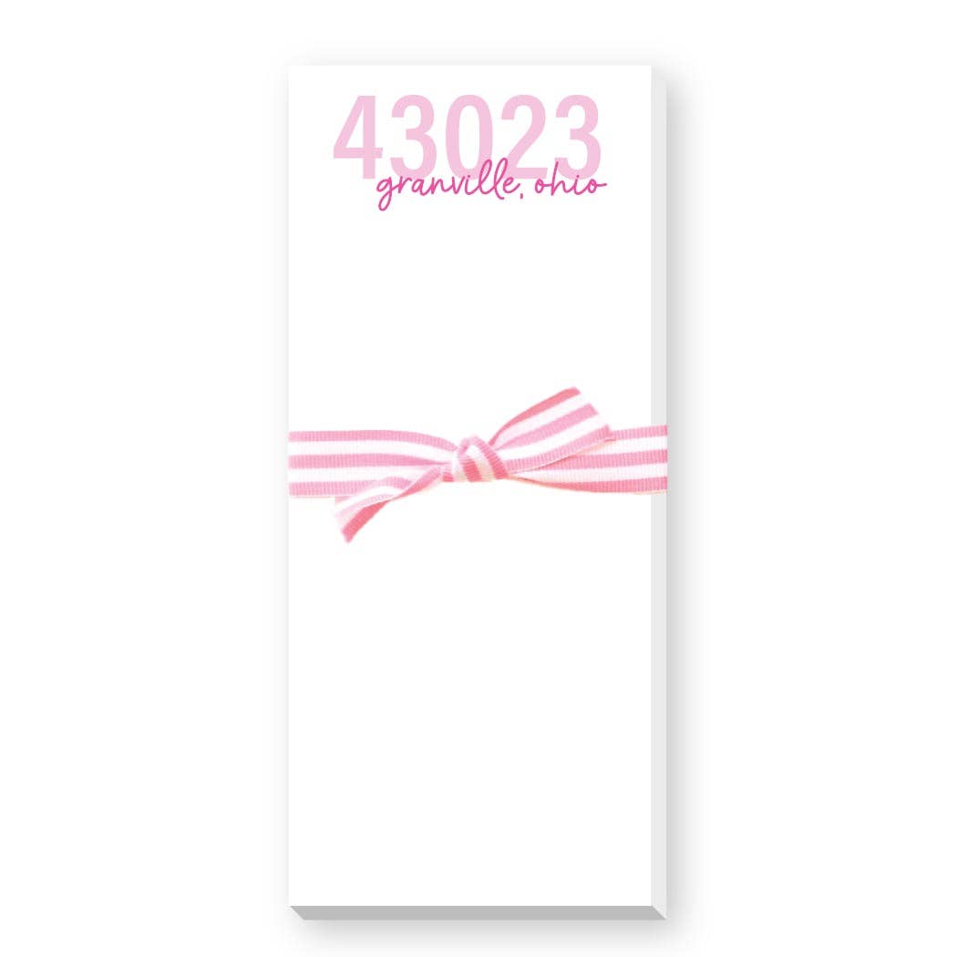Zip Code Skinnie Notepad: Forest