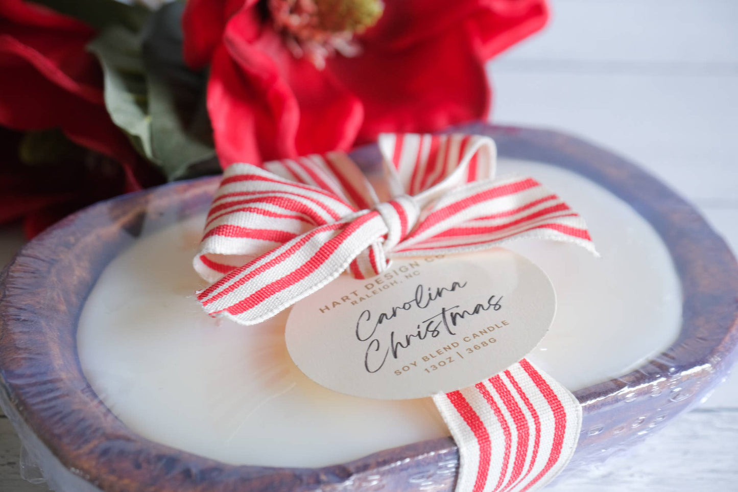 Carolina Christmas | Holiday Favorites Candles 3 wick dough bowl