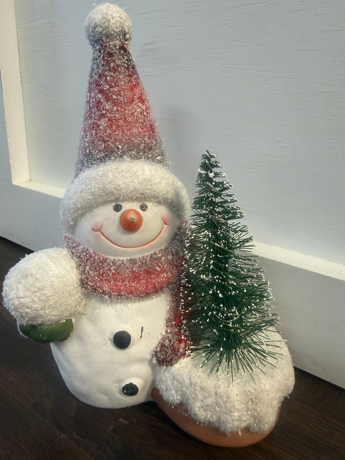 Resin Snowball Snowman