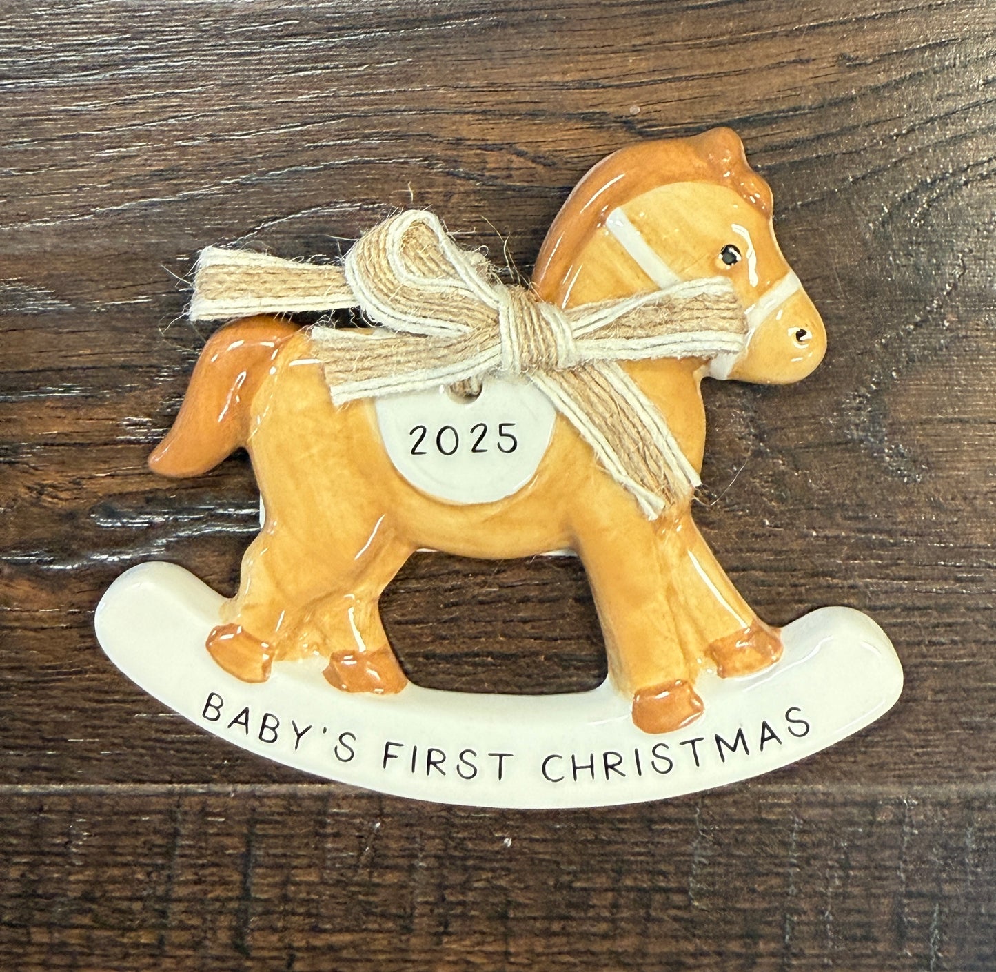 Baby's First Christmas Ceramic Ornament
