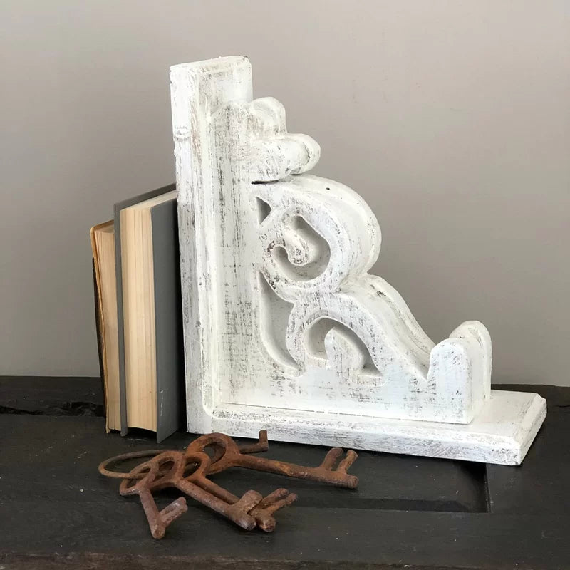 Hand Carved 12" H x 11" W x 4.5" D Corbel