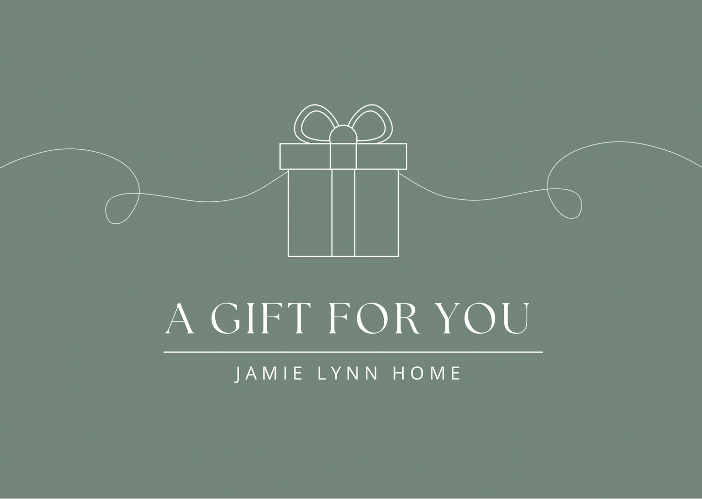 Jamie Lynn Home Gift Certificate