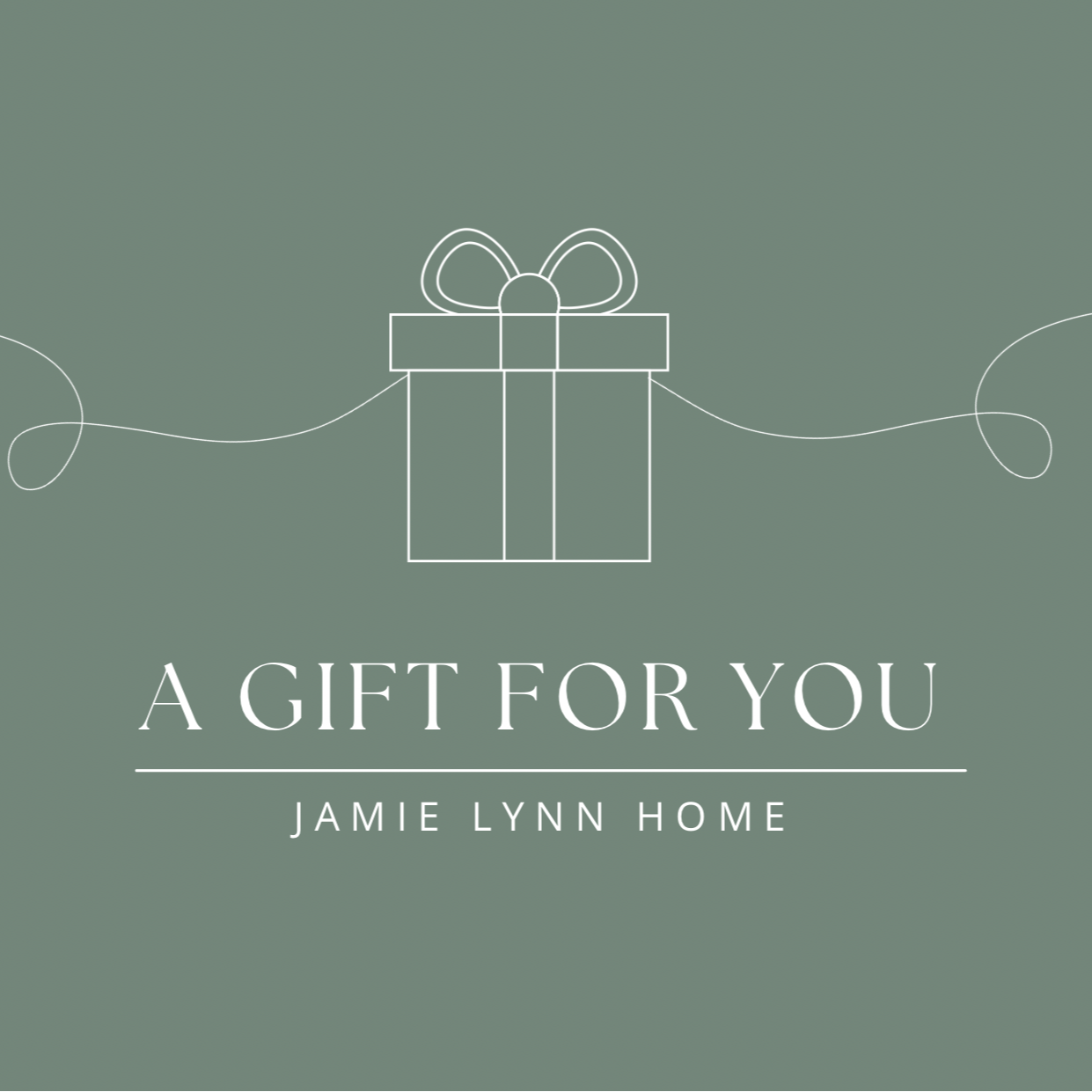 Jamie Lynn Home Gift Certificate