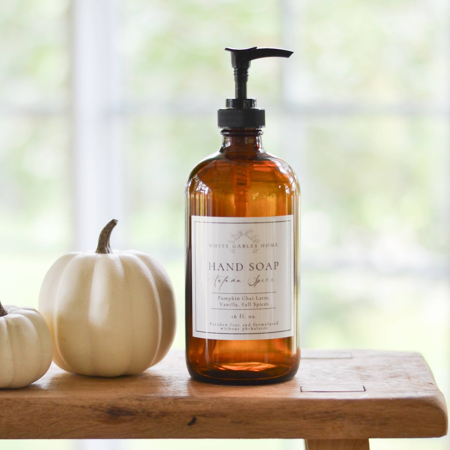 Autumn Spice Hand Soap In Glass Jar | Made In USA