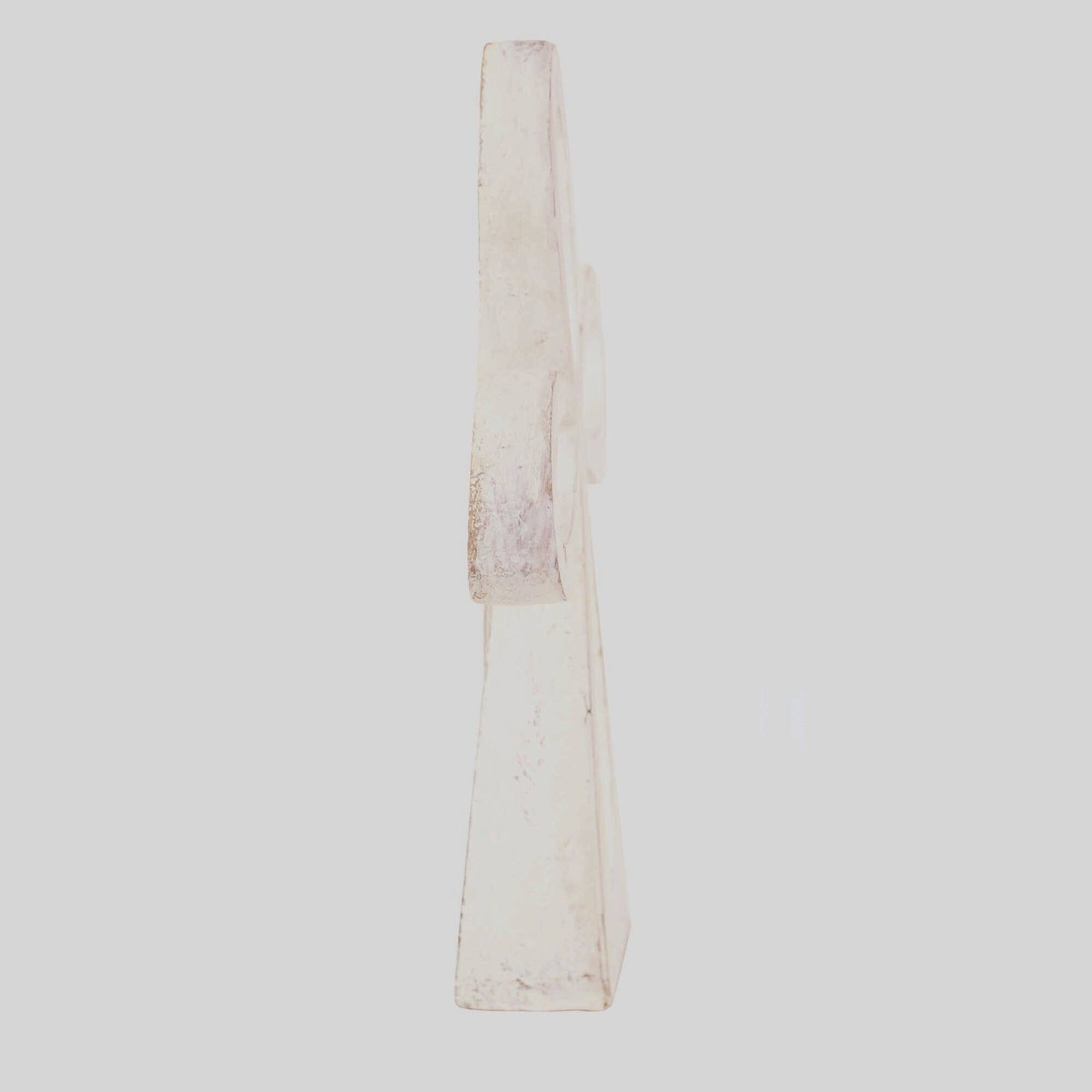 8" Whitewash Tabletop Cross