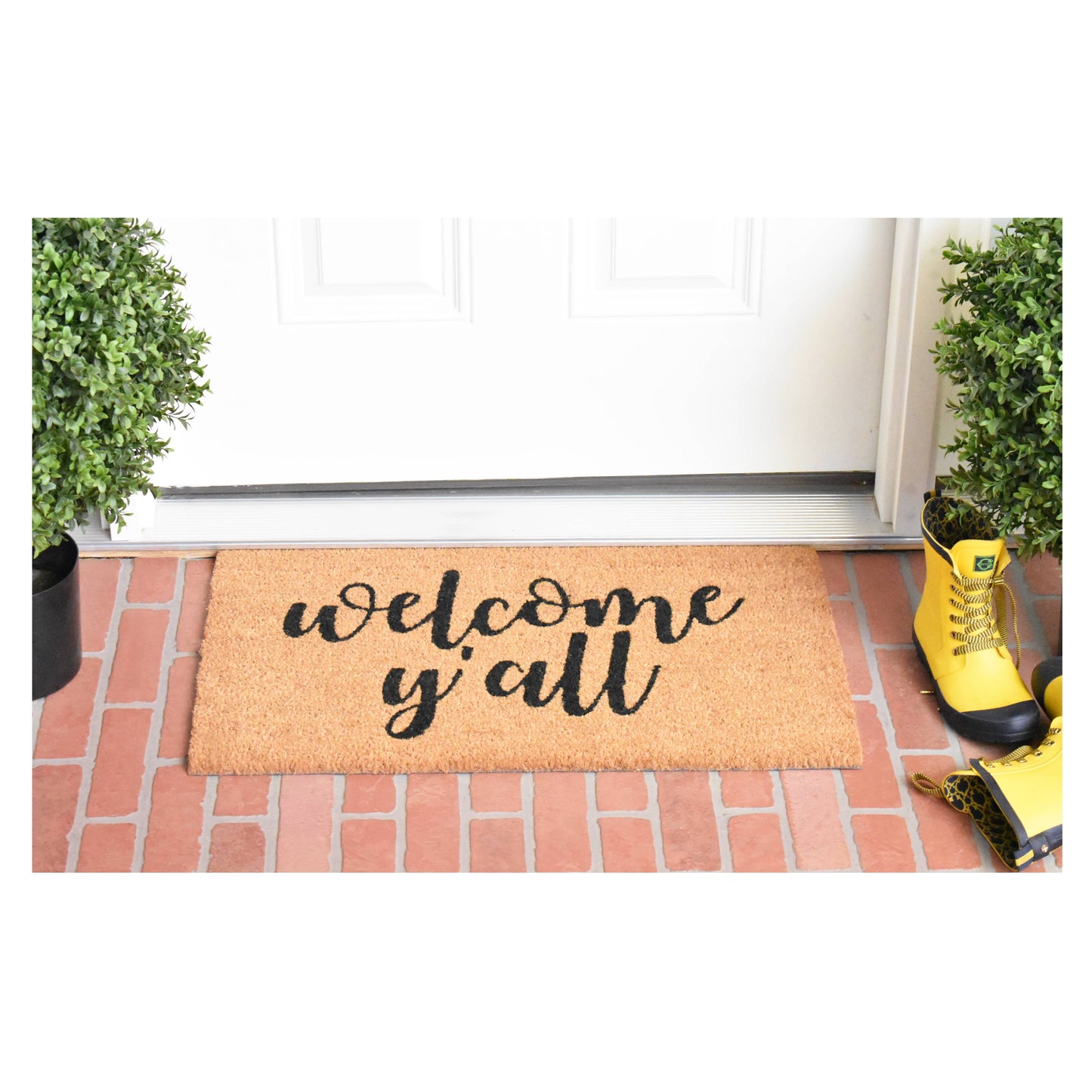 Welcome Y'all Doormat: 17"x29"