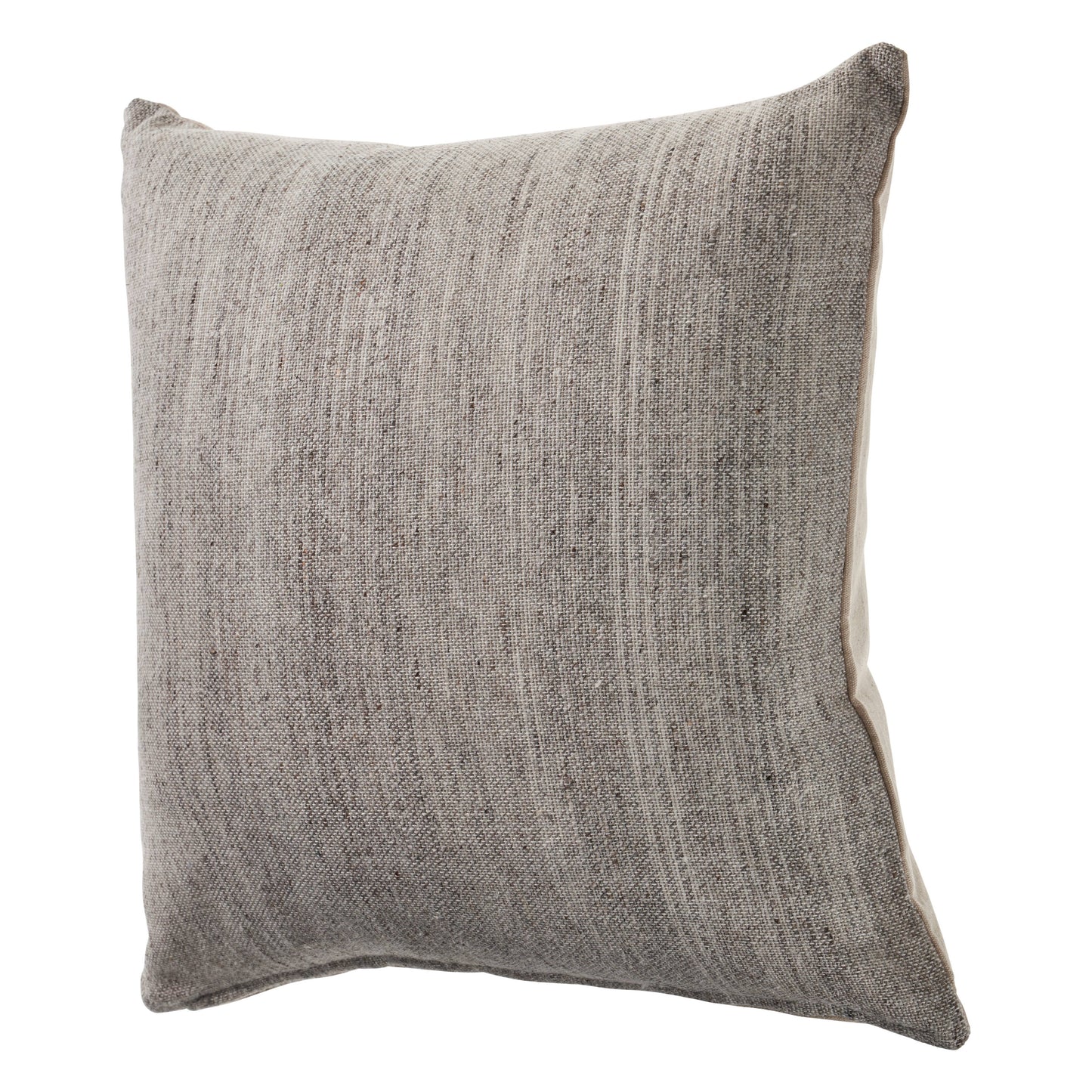 Distressed Gray Blend Throw Pillow: Gray / Poly Filled