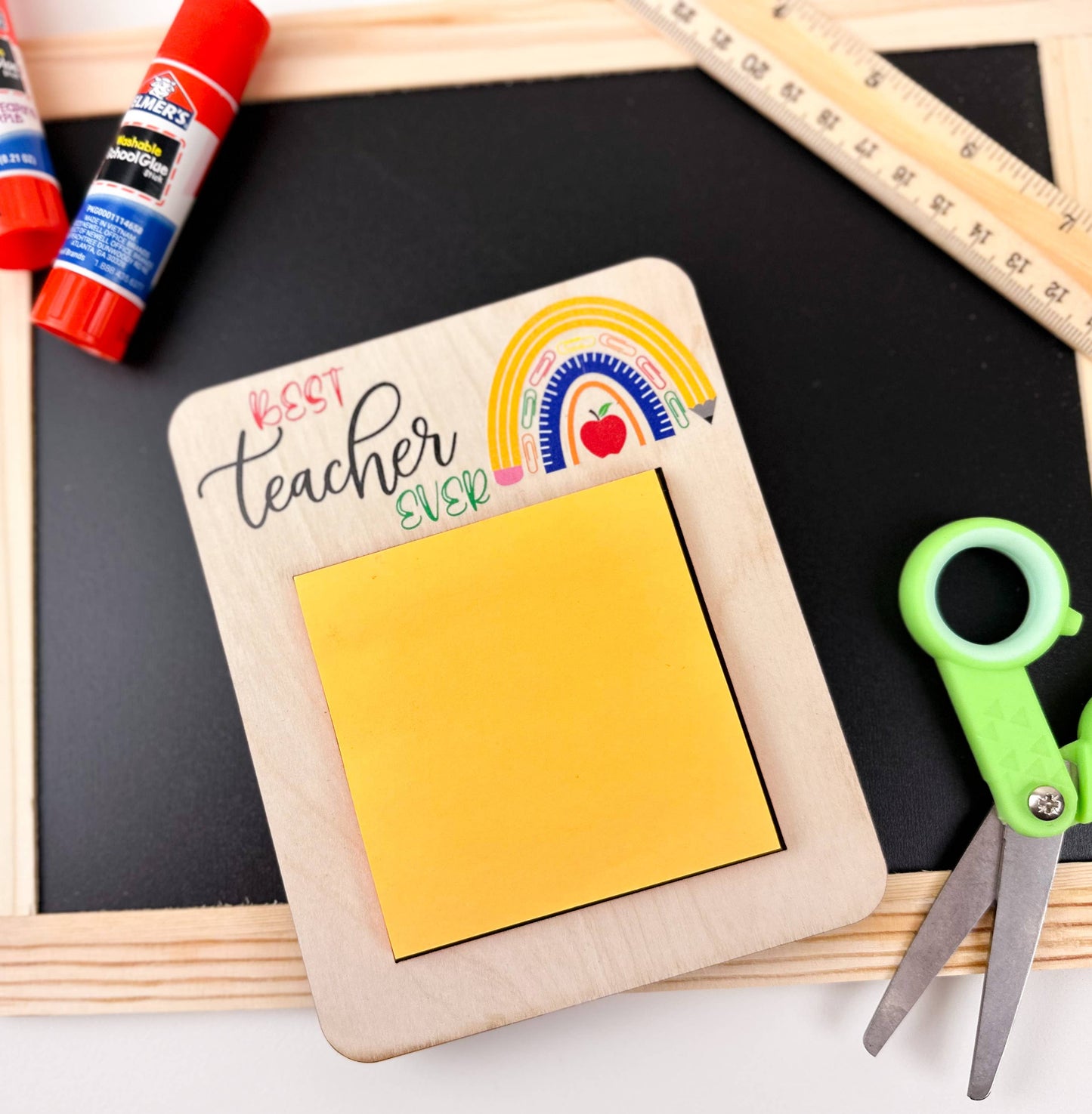 Teacher Appreciation Gift, Sticky Note Holder, Teacher Gift