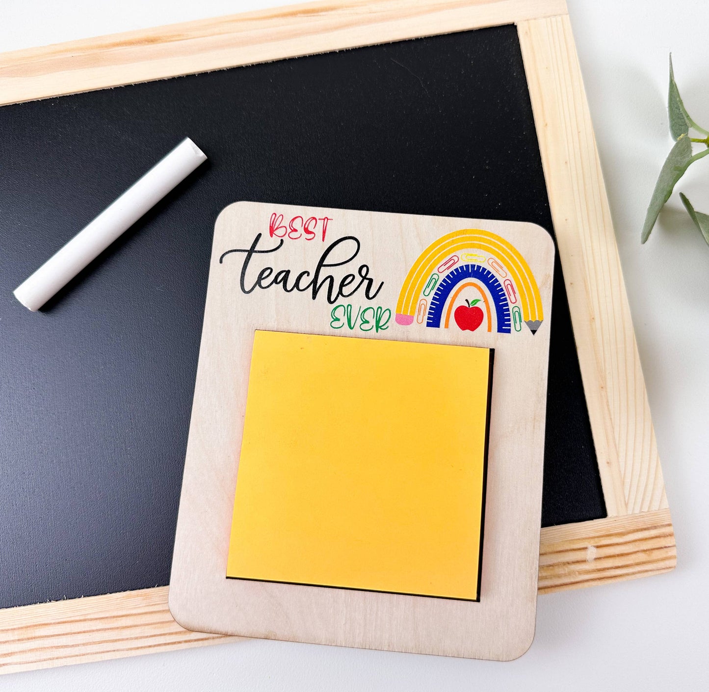 Teacher Appreciation Gift, Sticky Note Holder, Teacher Gift