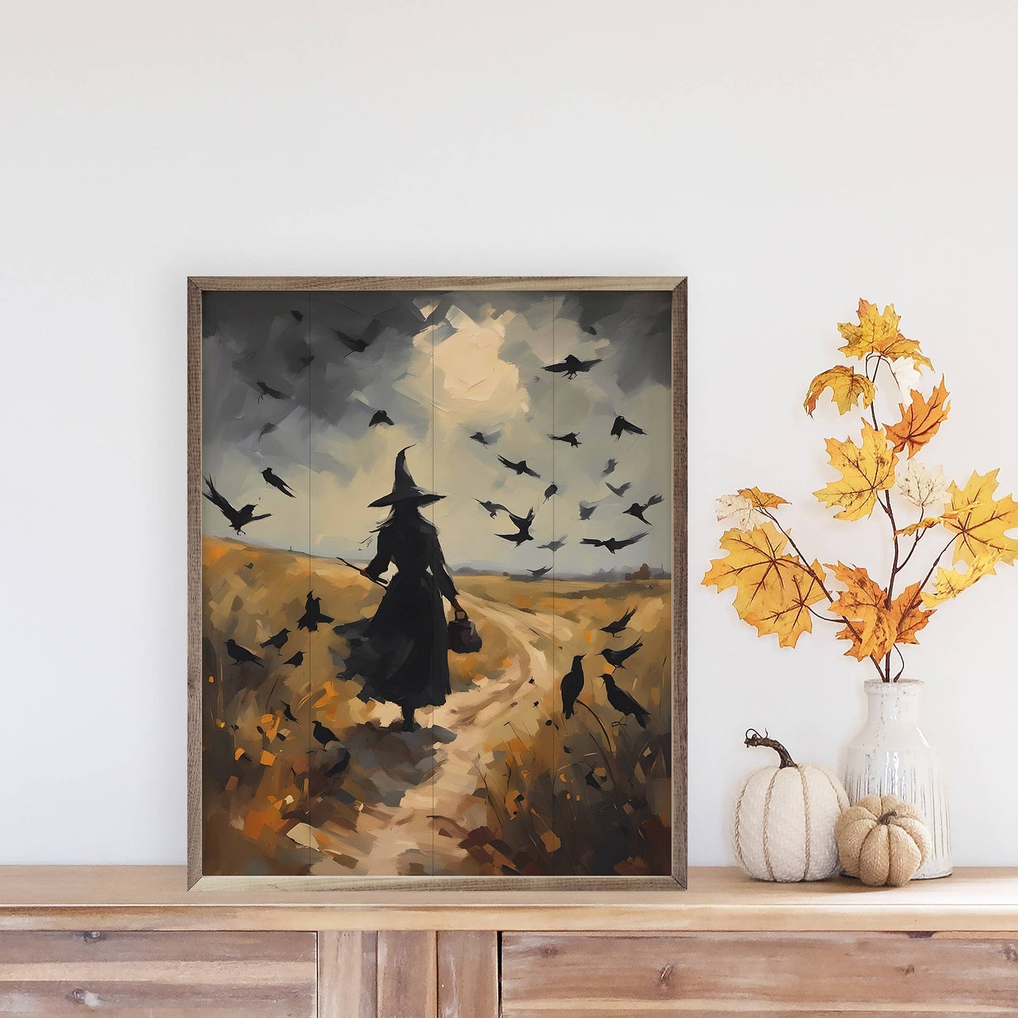 Witch On Path: 8 x 10 x 1.5