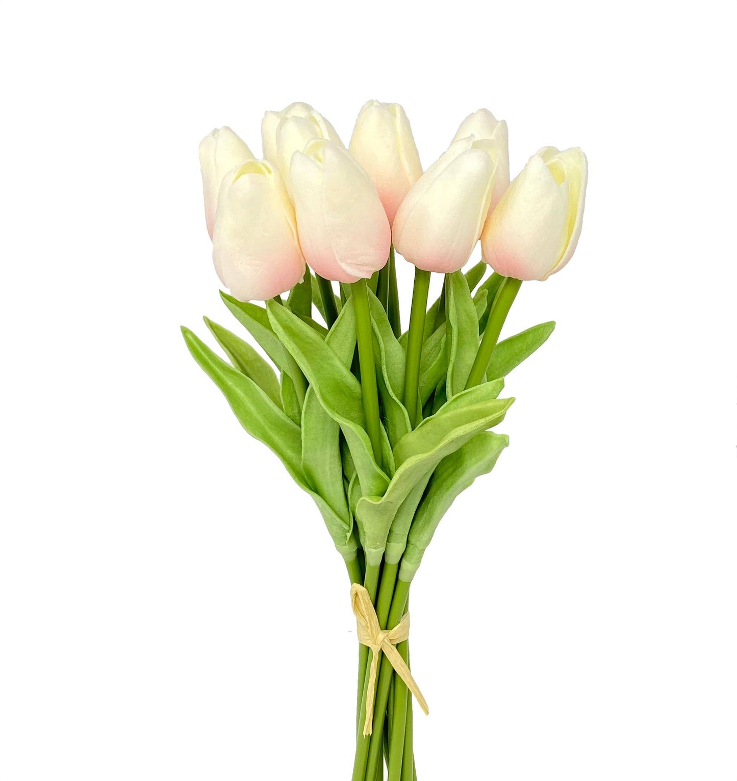 Faux Real Touch Tulip Stems (Bunch of 10): LightPink