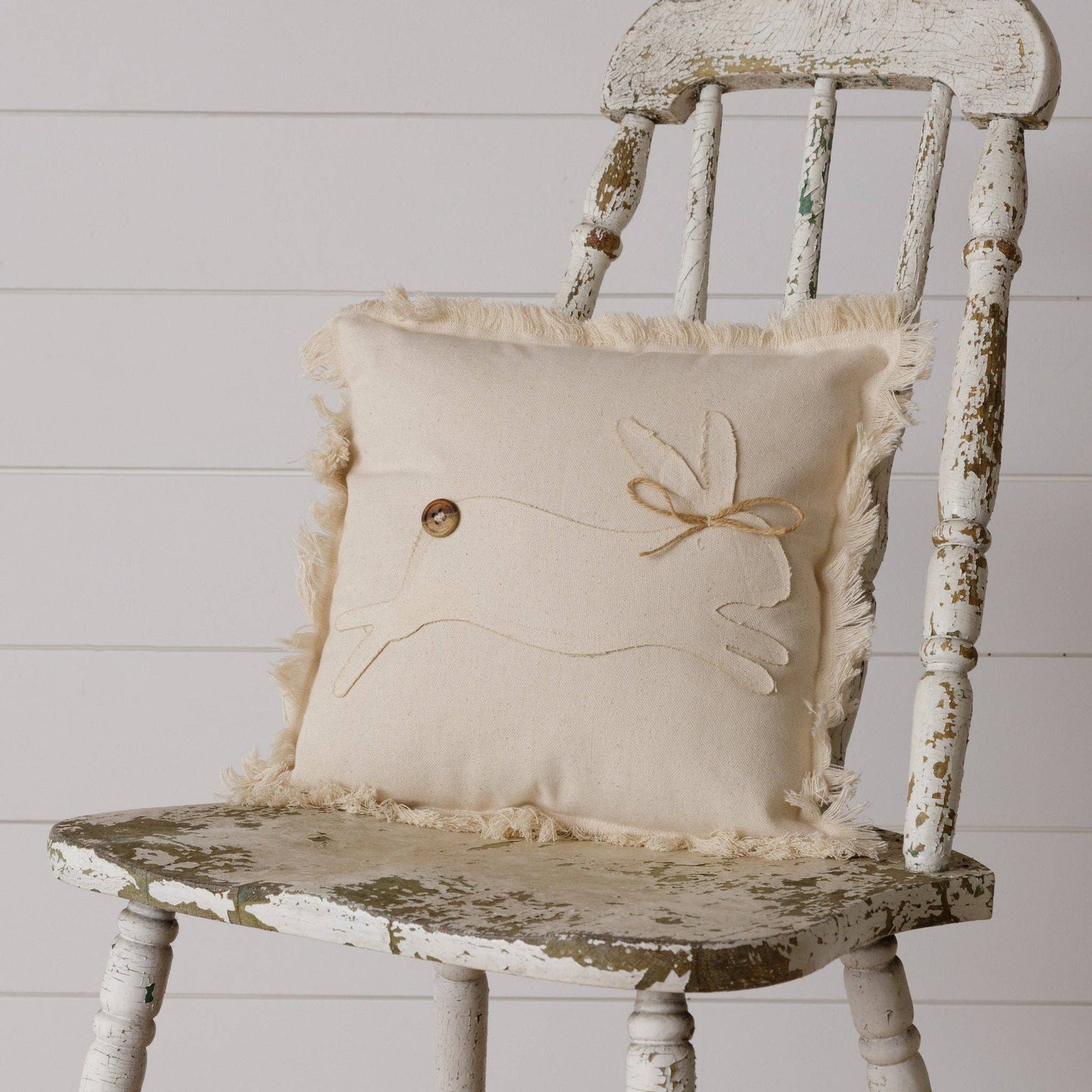 Pillow - Patch Bunny With Fringe (PC)