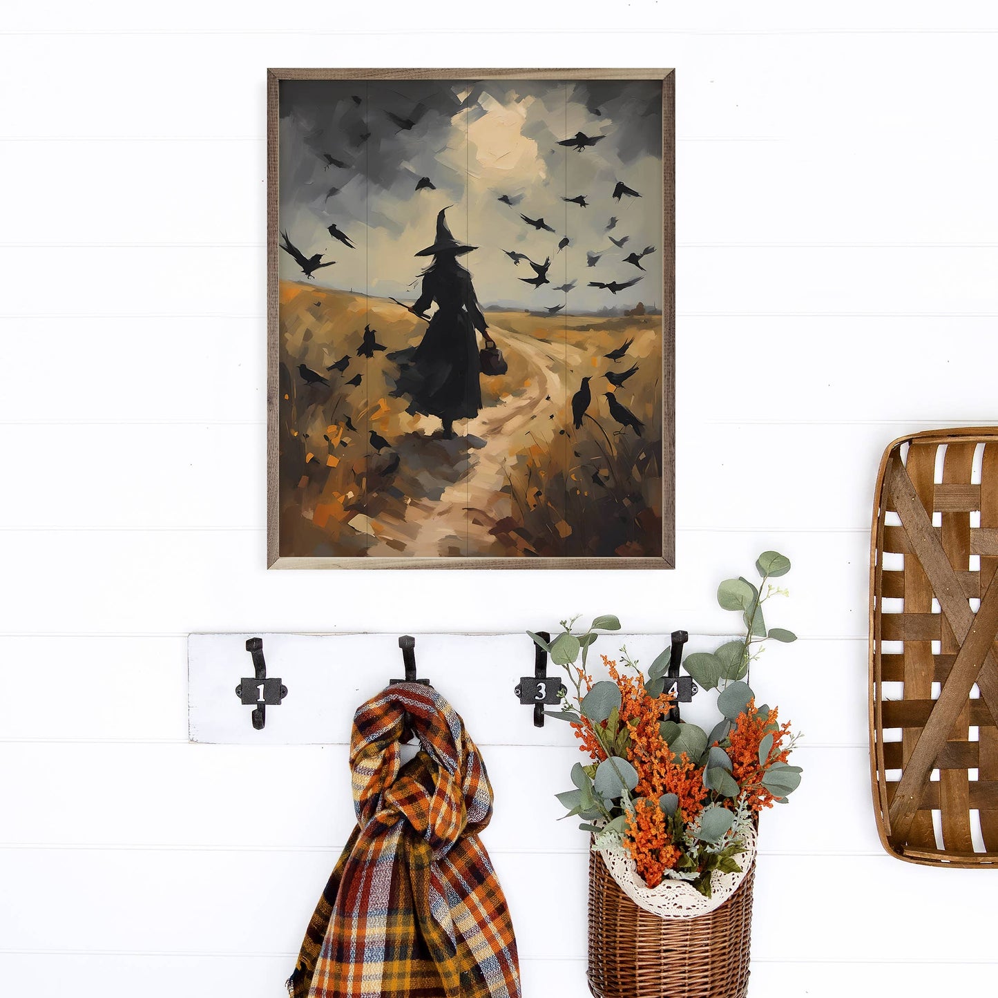 Witch On Path: 8 x 10 x 1.5