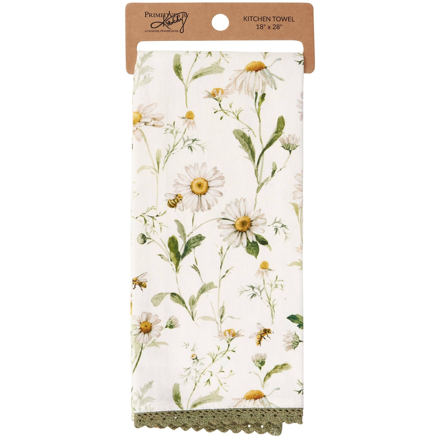 Daisy Lace Kitchen Towel