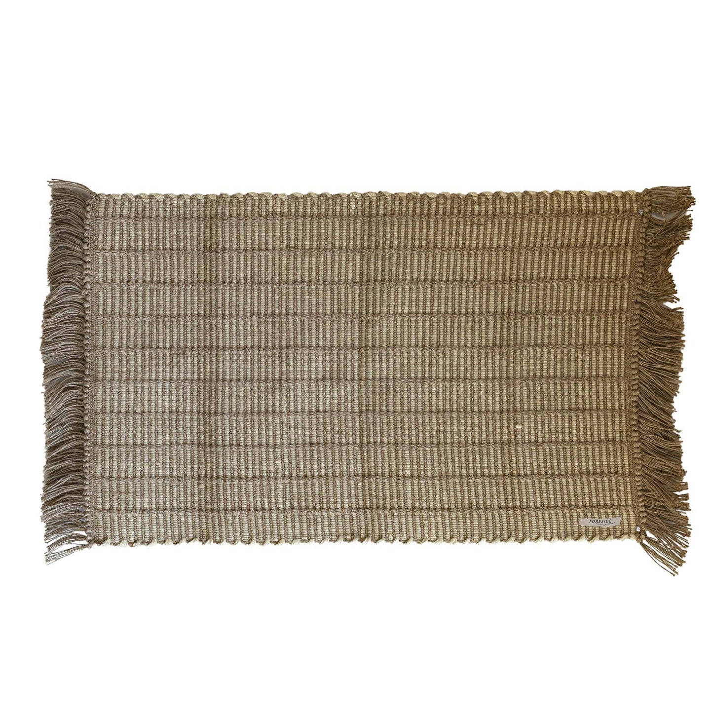 Edaline 2x3 Foot Fall Decor Striped Decorative Rug Jute