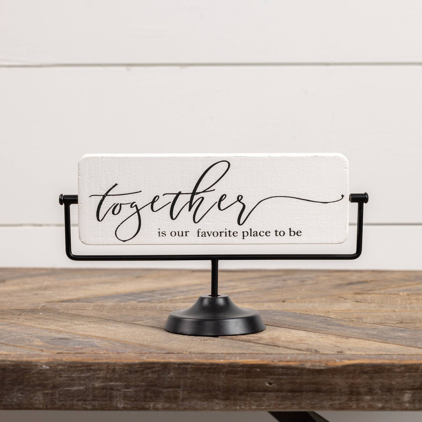 2 Sided Home & Together Sign