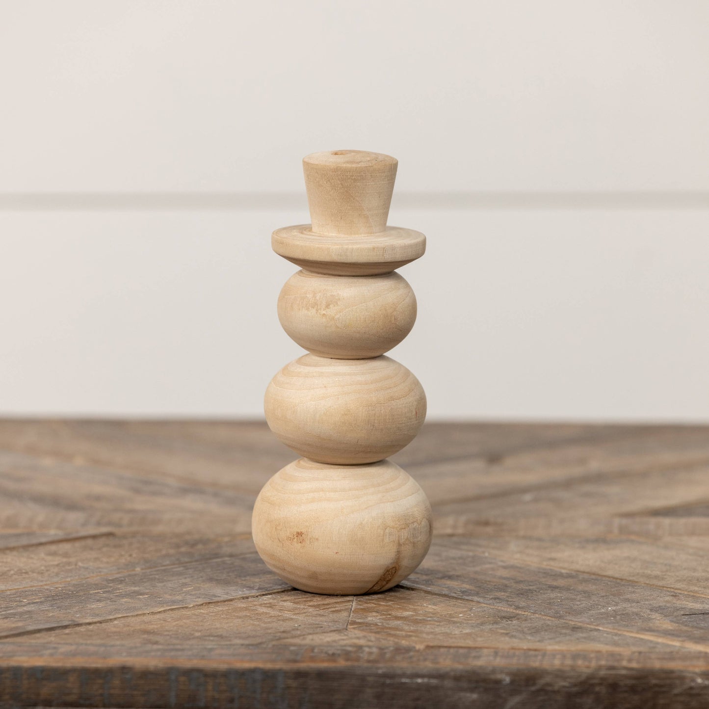 6.75" WOOD SNOWMAN