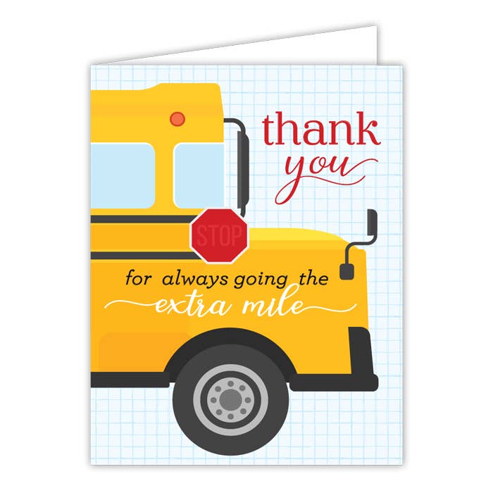 Thank You For Always Going The Extra Mile Greeting Card