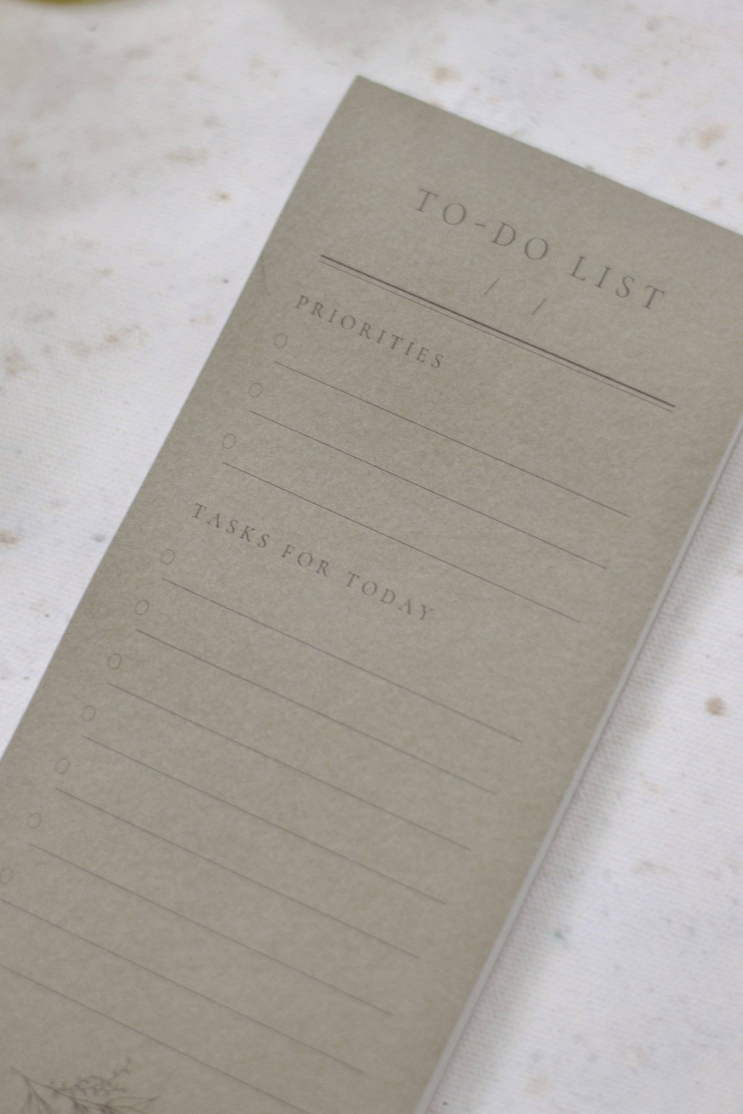 Memo Pad To-Do List
