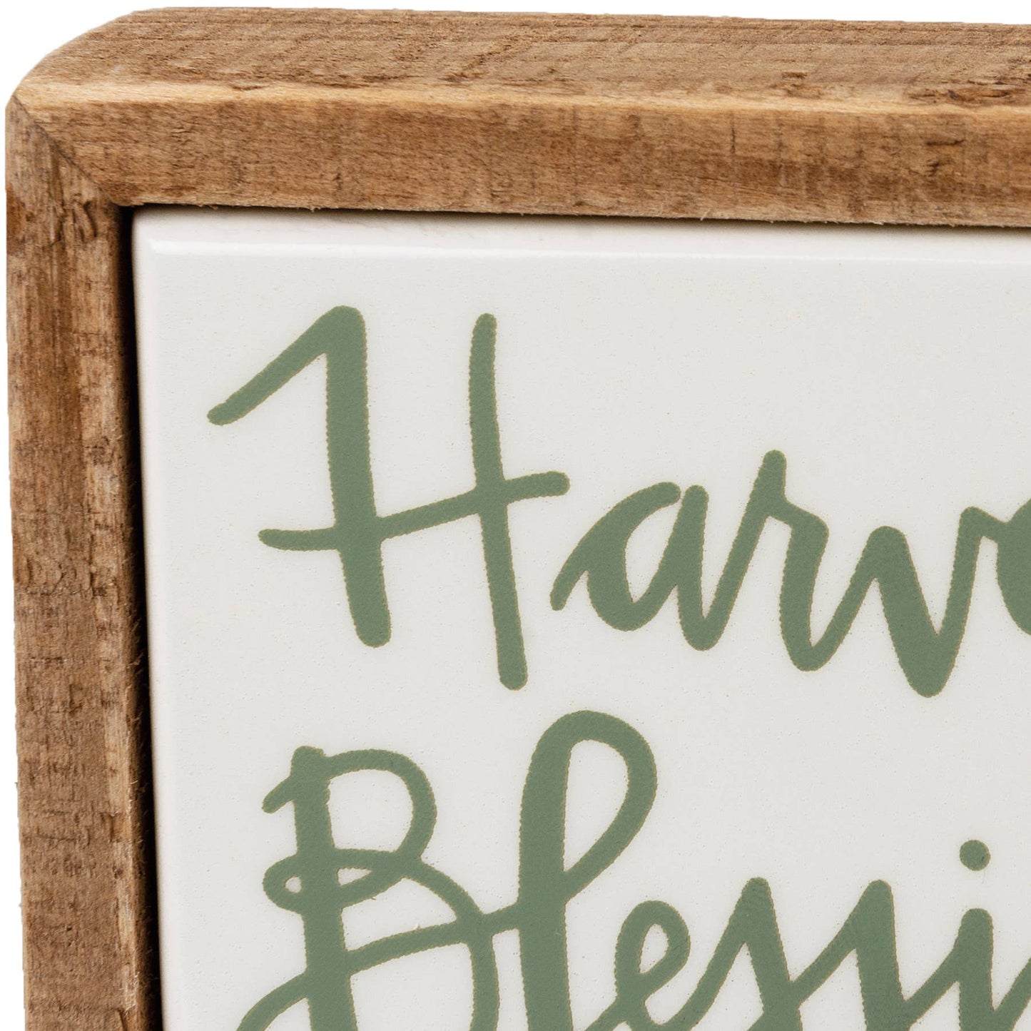 Harvest Blessings Box Sign Mini